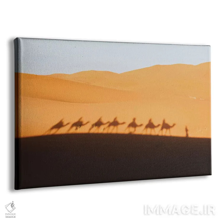 تابلو دکوراتیو بیابان صحرا اثر لوک آنتونی گرم - نمای پرسپکتیو محصول