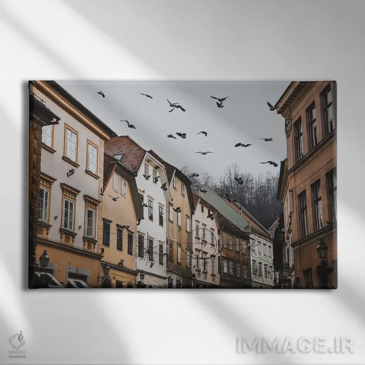 تابلو دکوراتیو اسلوونی اثر لوک آنتونی گرم - نمای روبهرو روی دیوار