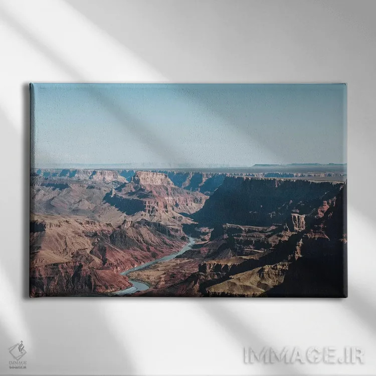 تابلو دکوراتیو گرند کنیون اثر لوک آنتونی گرم - نمای روبهرو روی دیوار