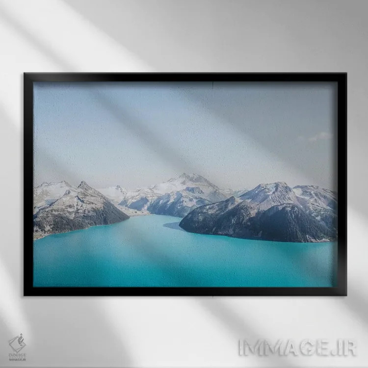 تابلو دکوراتیو پارک گاریبالدی اثر لوک آنتونی گرم - نمای قابدار مشکی