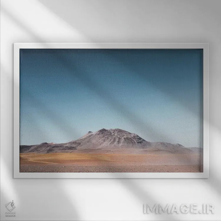 تابلو دکوراتیو آند بولیوی اثر لوک آنتونی گرم - نمای قابدار سفید