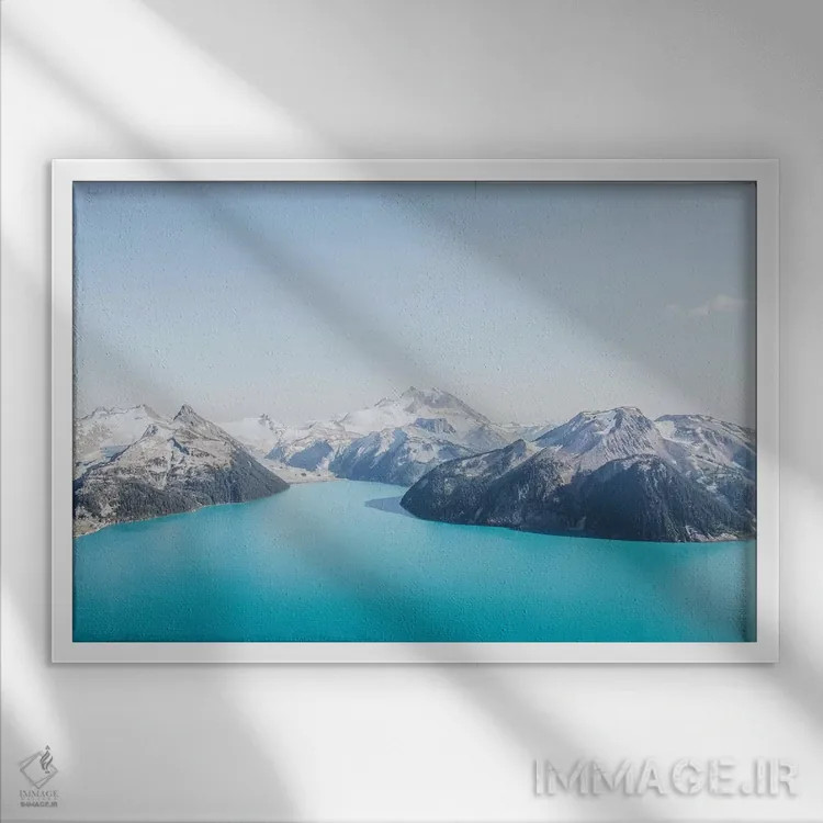 تابلو دکوراتیو پارک گاریبالدی اثر لوک آنتونی گرم - نمای قابدار سفید