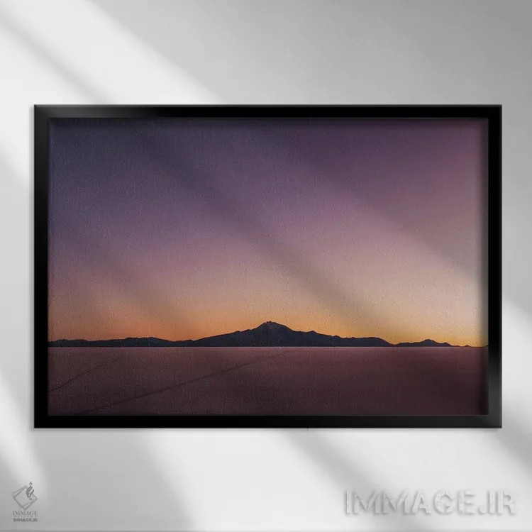 تابلو دکوراتیو اویونی، بولیوی اثر لوک آنتونی گرم - نمای قابدار مشکی