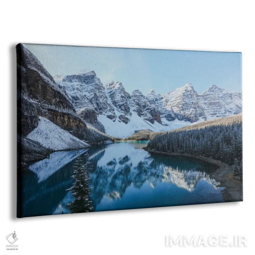 تابلو دکوراتیو دریاچه مورین، بنف اثر لوک آنتونی گرم - نمای پرسپکتیو محصول