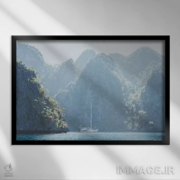 تابلو دکوراتیو کرون، فیلیپین اثر لوک آنتونی گرم - نمای قابدار مشکی