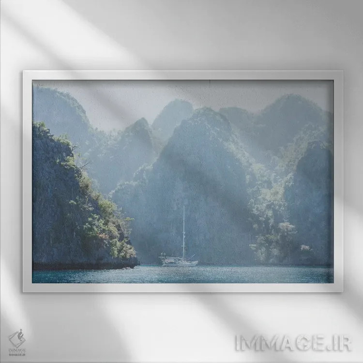 تابلو دکوراتیو کرون، فیلیپین اثر لوک آنتونی گرم - نمای قابدار سفید