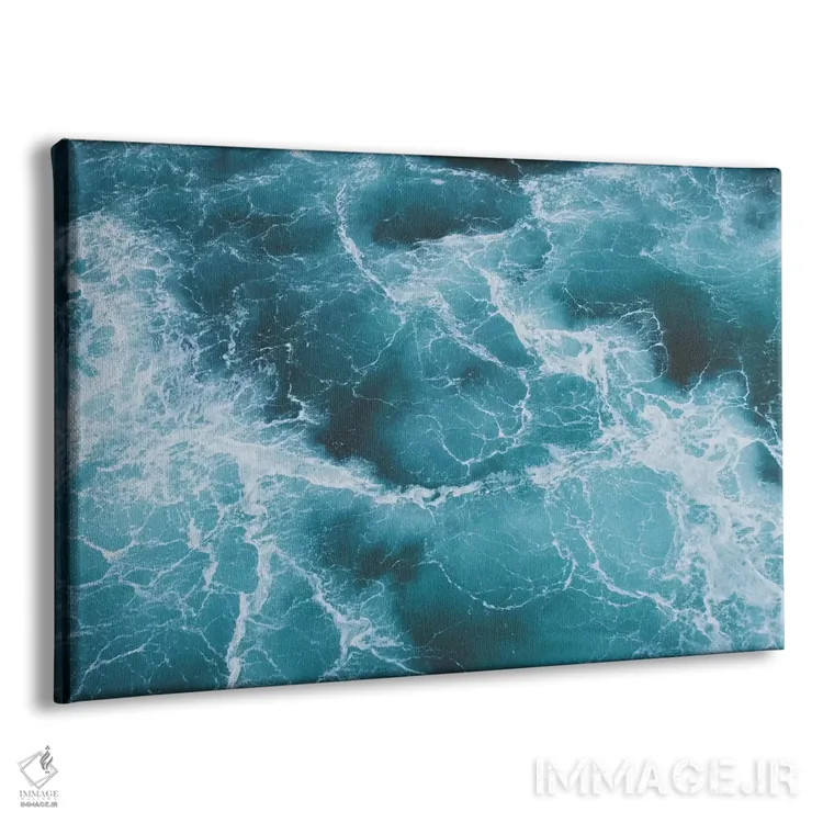 تابلو دکوراتیو اقیانوس الکتریکی اثر لوک آنتونی گرم - نمای پرسپکتیو محصول