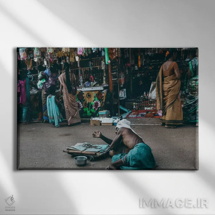 تابلو دکوراتیو گوکارنا، هند اثر لوک آنتونی گرم - نمای روبهرو روی دیوار