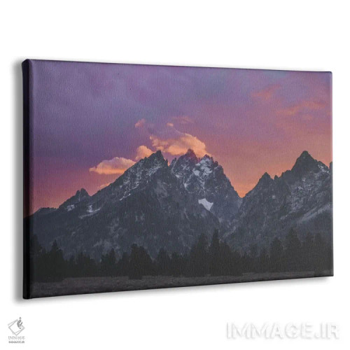 تابلو دکوراتیو تتون بزرگ، وایومینگ اثر لوک آنتونی گرم - نمای پرسپکتیو محصول