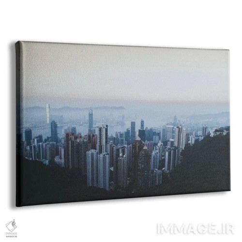 تابلو دکوراتیو هنگ کنگ اثر لوک آنتونی گرم - نمای پرسپکتیو محصول