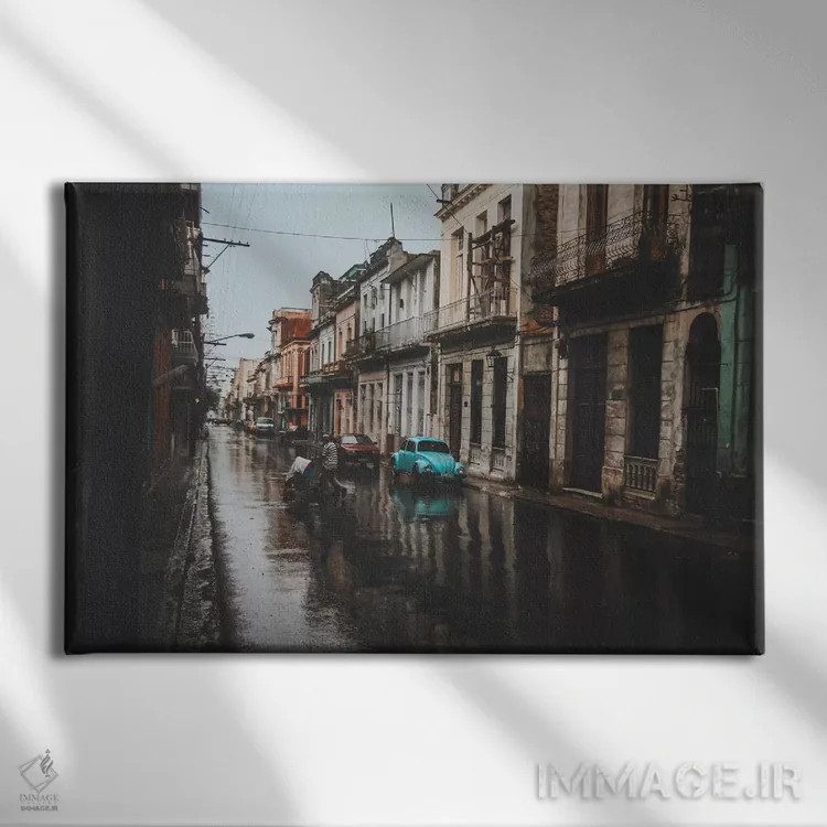 تابلو دکوراتیو هاوانا، کوبا اثر لوک آنتونی گرم - نمای روبهرو روی دیوار