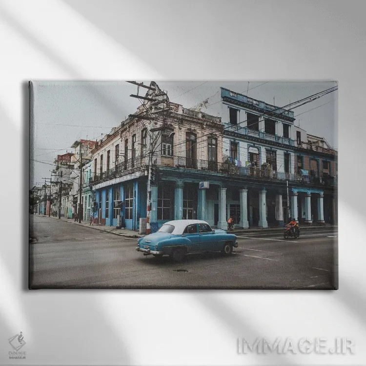 تابلو دکوراتیو هاوانا، کوبا اثر لوک آنتونی گرم - نمای روبهرو روی دیوار