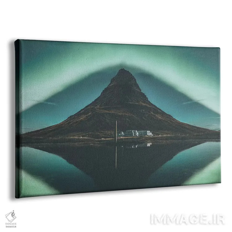 تابلو دکوراتیو کیرکیوفل، ایسلند اثر لوک آنتونی گرم - نمای پرسپکتیو محصول