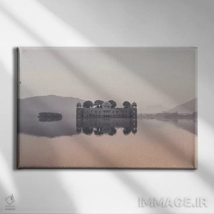 تابلو دکوراتیو جال محل، هند اثر لوک آنتونی گرم - نمای روبهرو روی دیوار