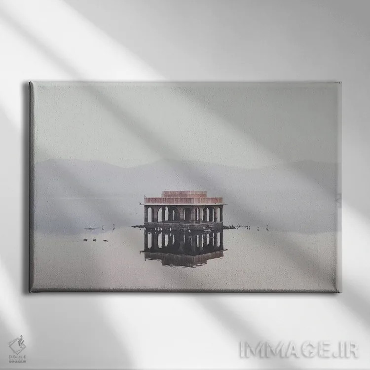 تابلو دکوراتیو جال محل، هند اثر لوک آنتونی گرم - نمای روبهرو روی دیوار