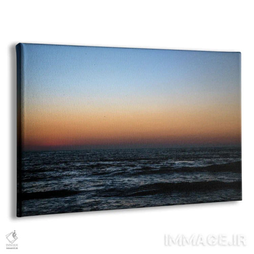 تابلو دکوراتیو غروب اقیانوس اثر گرگوری پرسکات - نمای پرسپکتیو محصول