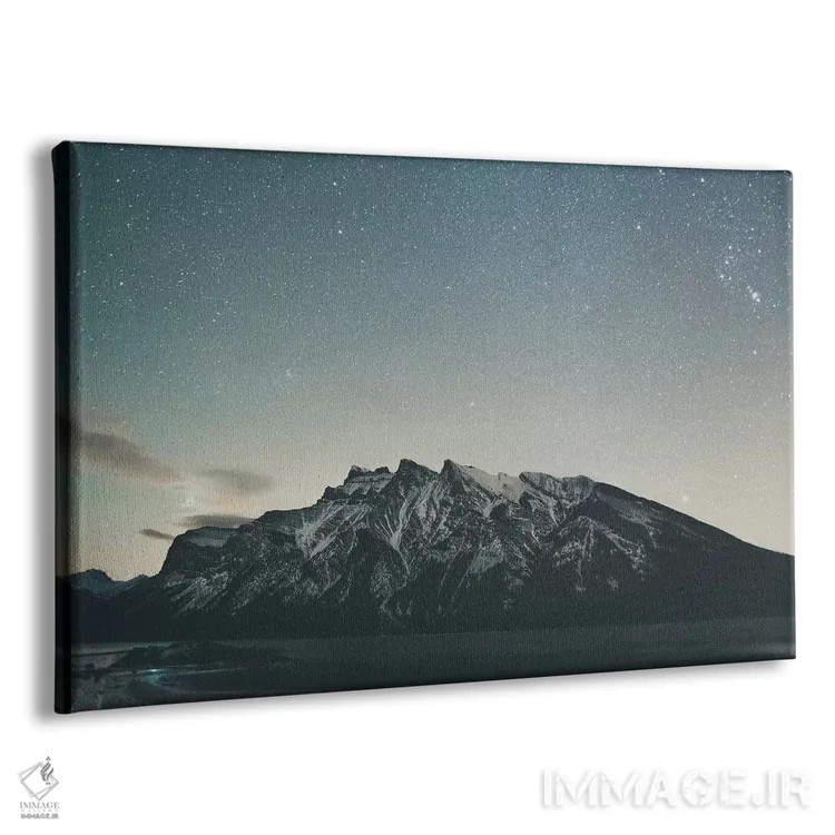 تابلو دکوراتیو دریاچه مینووانکا، آلبرتا اثر لوک آنتونی گرم - نمای پرسپکتیو محصول