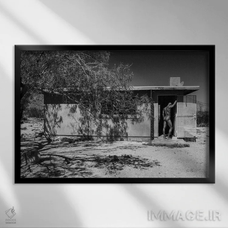 تابلو دکوراتیو کورتلند در خانه اثر گرگوری پرسکات - نمای قابدار مشکی