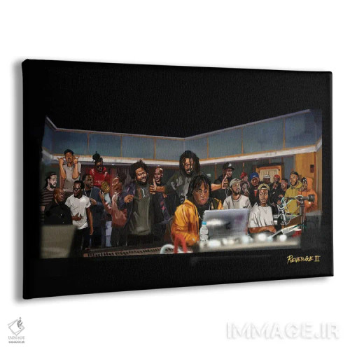 تابلو دکوراتیو کمپ رپ اثر گوردون رو - نمای پرسپکتیو محصول