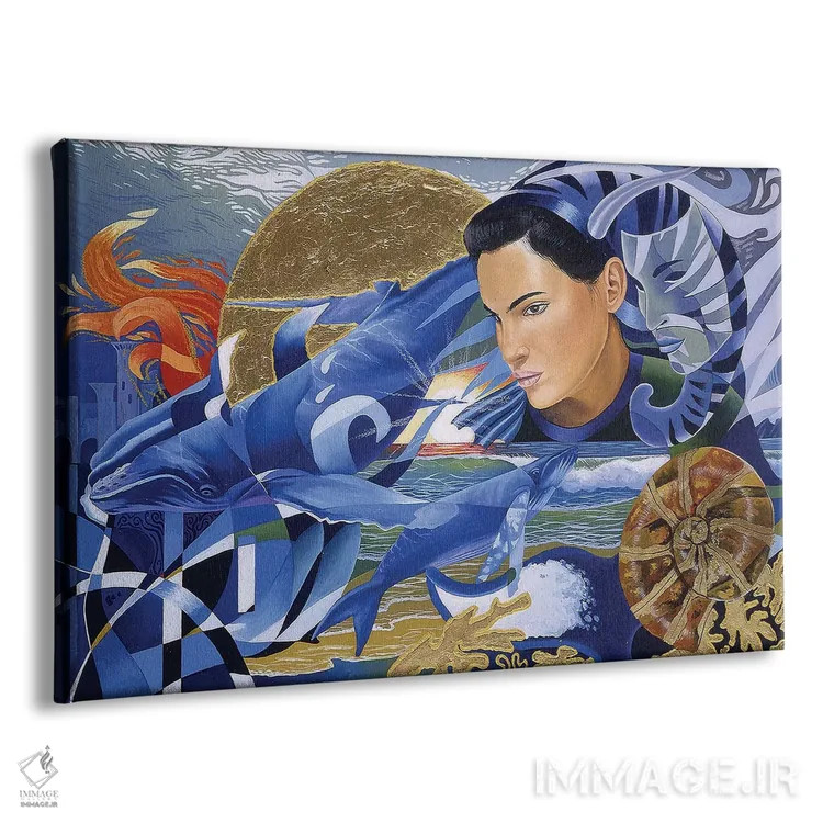 تابلو دکوراتیو برخاستن آتلانتیس اثر گرائیم استیونسون - نمای پرسپکتیو محصول