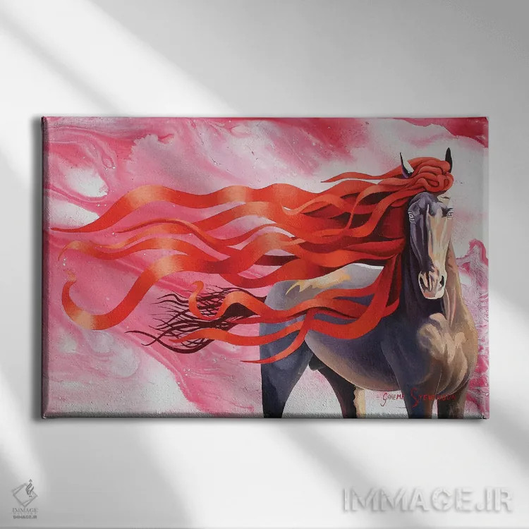 تابلو دکوراتیو ساعت سیاه اثر گرائیم استیونسون - نمای روبهرو روی دیوار