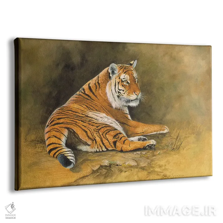 تابلو دکوراتیو درخشش شعله ور اثر گرائیم استیونسون - نمای پرسپکتیو محصول