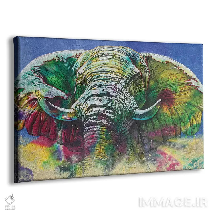 تابلو دکوراتیو غبار سبز اثر گرائیم استیونسون - نمای پرسپکتیو محصول