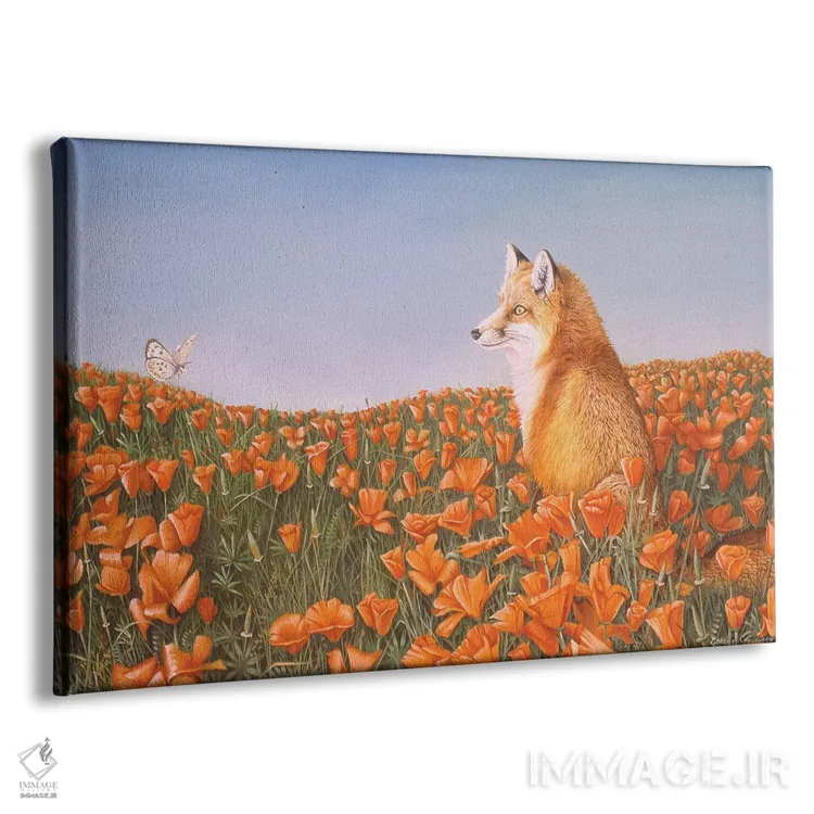 تابلو دکوراتیو گلبرگ های کنجکاو اثر گرائیم استیونسون - نمای پرسپکتیو محصول