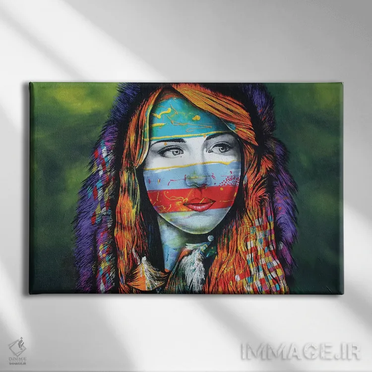 تابلو دکوراتیو خاطرات سلتی اثر گرائیم استیونسون - نمای روبهرو روی دیوار