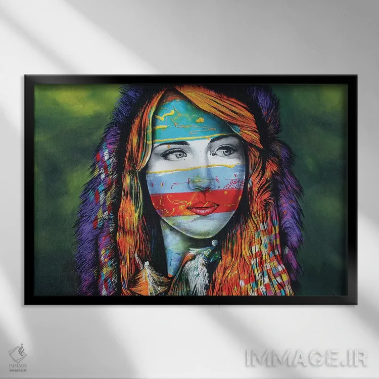 تابلو دکوراتیو خاطرات سلتی اثر گرائیم استیونسون - نمای قابدار مشکی