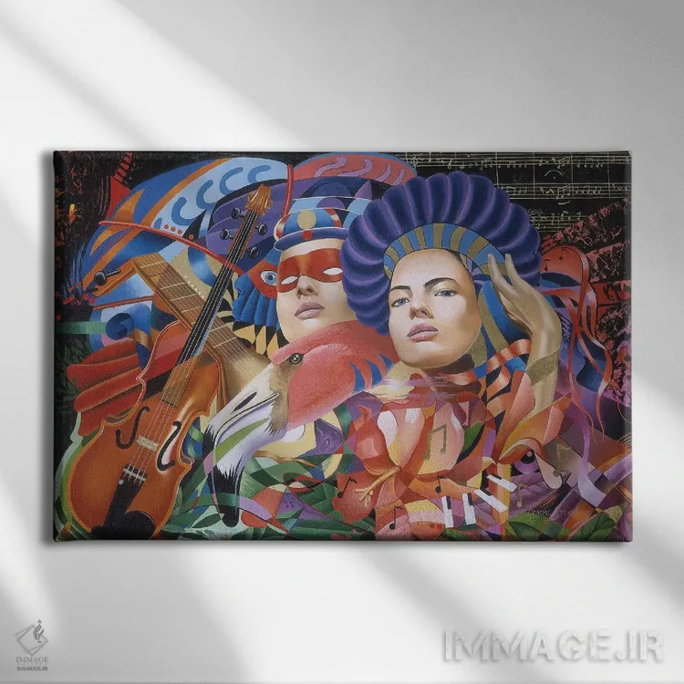 تابلو دکوراتیو آیا تویی موتسارت ۱ اثر گرائیم استیونسون - نمای روبهرو روی دیوار