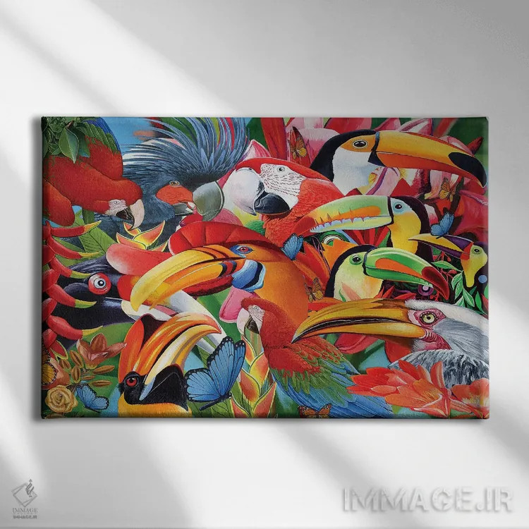 تابلو دکوراتیو سرت را بالا بگیر اثر گرائیم استیونسون - نمای روبهرو روی دیوار