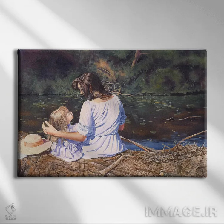تابلو دکوراتیو خاطرات مادر من اثر گرائیم استیونسون - نمای روبهرو روی دیوار