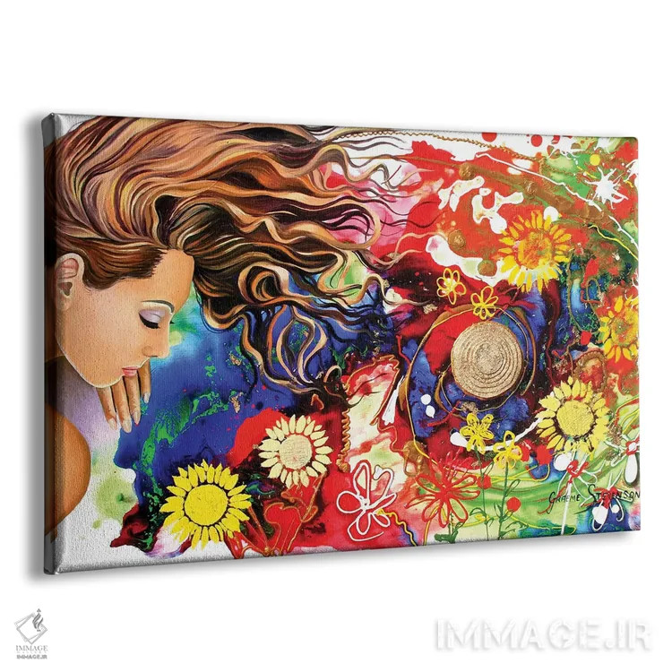 تابلو دکوراتیو خواب در باغ اثر گرائیم استیونسون - نمای پرسپکتیو محصول