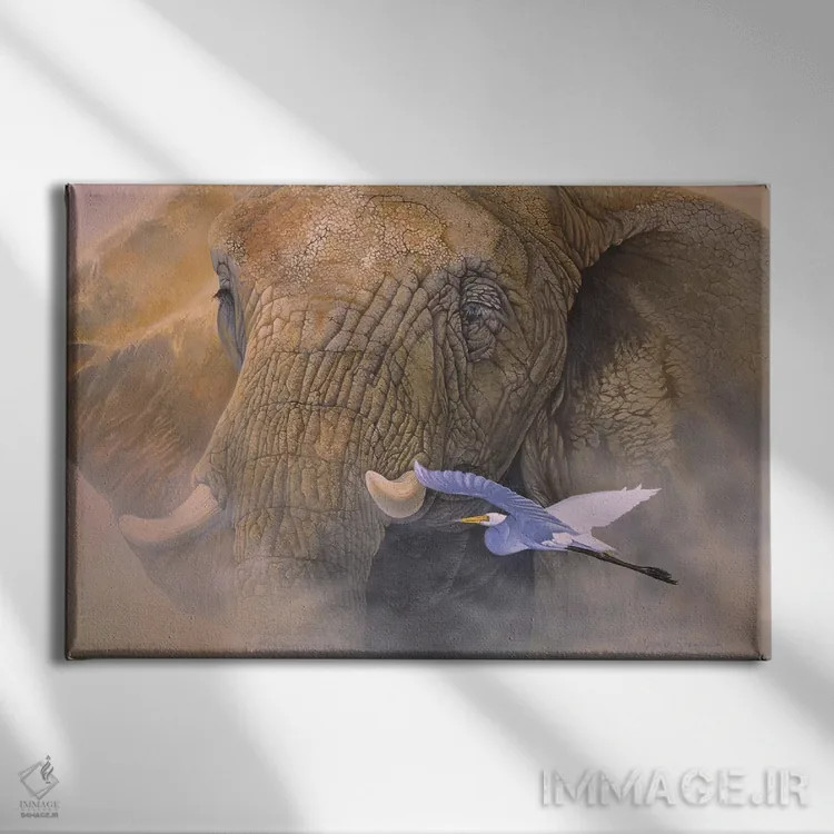 تابلو دکوراتیو مادرخوانده جوان اثر گرائیم استیونسون - نمای روبهرو روی دیوار