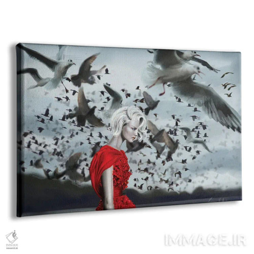 تابلو دکوراتیو پرندگان اثر جورج وی. آنتونیـو - نمای پرسپکتیو محصول