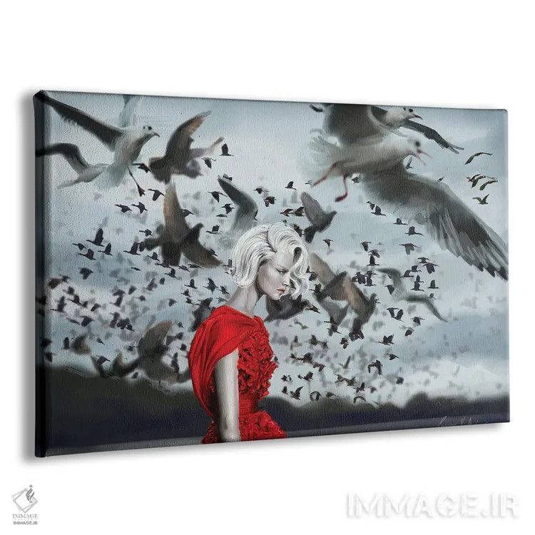 تابلو دکوراتیو پرندگان اثر جورج وی. آنتونیـو - نمای پرسپکتیو محصول