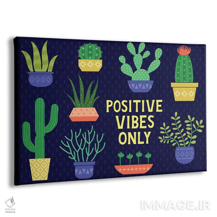 تابلو دکوراتیو فقط حس خوب اثر گیل ویلت - نمای پرسپکتیو محصول