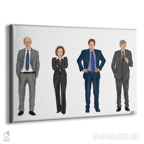 تابلو دکوراتیو ایکس اثر گاو نورتون - نمای پرسپکتیو محصول