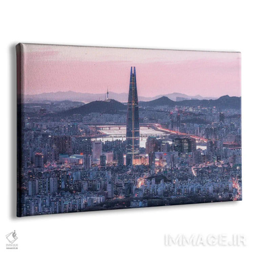 تابلو دکوراتیو شهر سئول اثر گوانگ سوپ اوم - نمای پرسپکتیو محصول