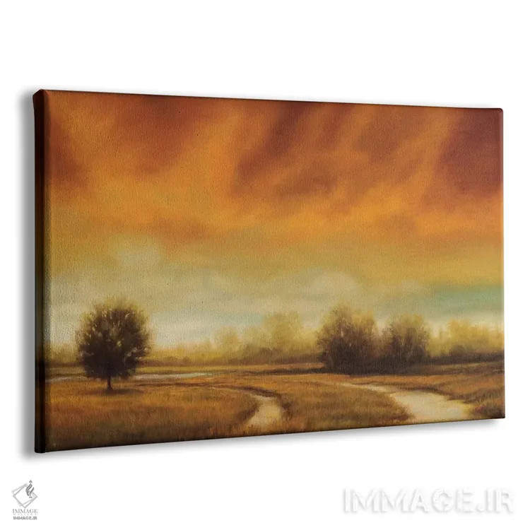 تابلو دکوراتیو لحظه به لحظه اثر گرگوری ویلیامز - نمای پرسپکتیو محصول