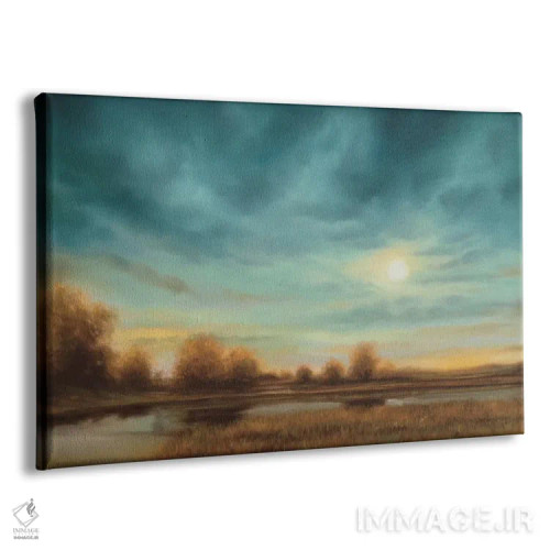 تابلو دکوراتیو نزدیک شدن شب اثر گرگوری ویلیامز - نمای پرسپکتیو محصول