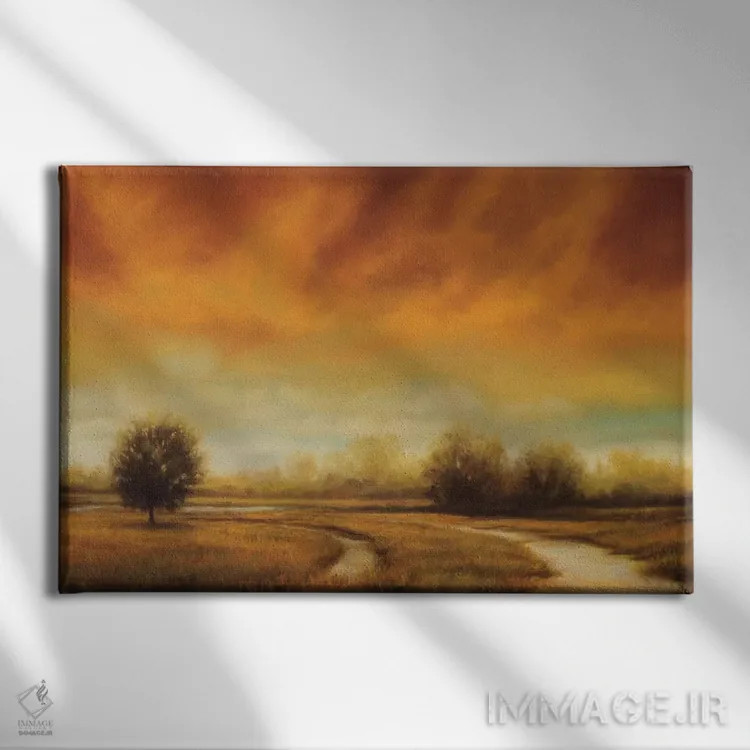 تابلو دکوراتیو لحظه به لحظه اثر گرگوری ویلیامز - نمای روبهرو روی دیوار