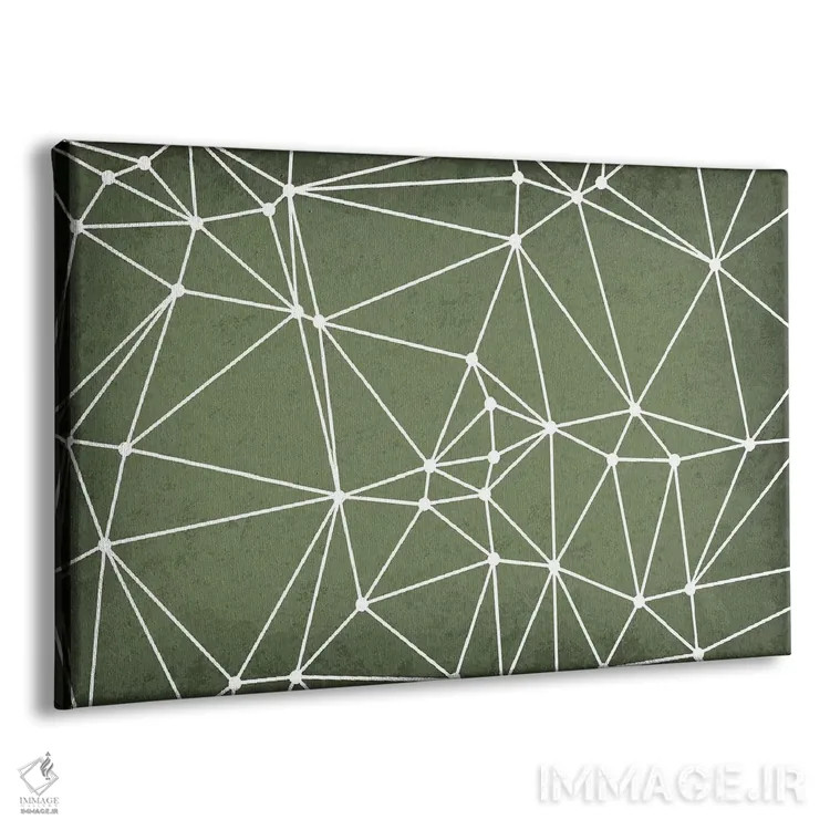 تابلو انتزاعی مثلث بندی دلانی اثر گت یور نرد آن - نمای پرسپکتیو محصول