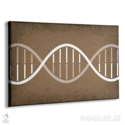 تابلو انتزاعی رشته DNA اثر گت یور نرد آن - نمای پرسپکتیو محصول