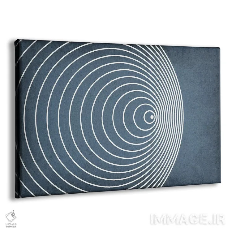 تابلو انتزاعی اثر دوپلر - نمای پرسپکتیو محصول