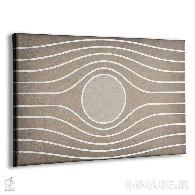 تابلو انتزاعی اصل برنولی اثر گت یور نرد آن - نمای پرسپکتیو محصول