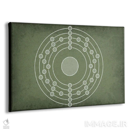 تابلو انتزاعی لایه الکترونی اثر گت یور نرد آن - نمای پرسپکتیو محصول