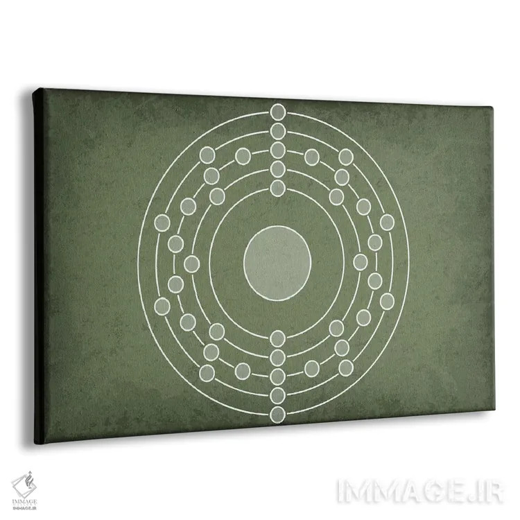 تابلو انتزاعی لایه الکترونی اثر گت یور نرد آن - نمای پرسپکتیو محصول