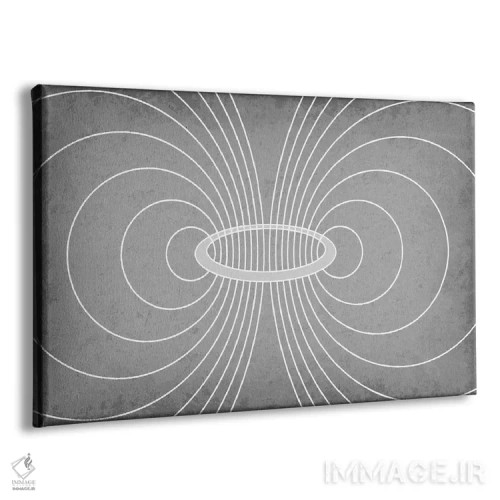 تابلو انتزاعی الکترومغناطیس اثر گت یور نرد آن - نمای پرسپکتیو محصول